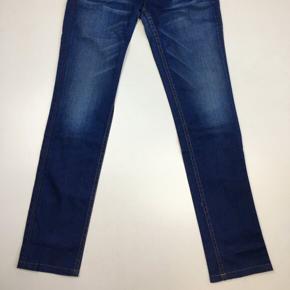 HUDSON Denim Curt Wash COLLIN Whiskers Distressing 5 Pocket Skinny Jeans - Picture 8 of 16